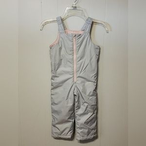 Old Navy Kids Gray and Pink Snowsuit